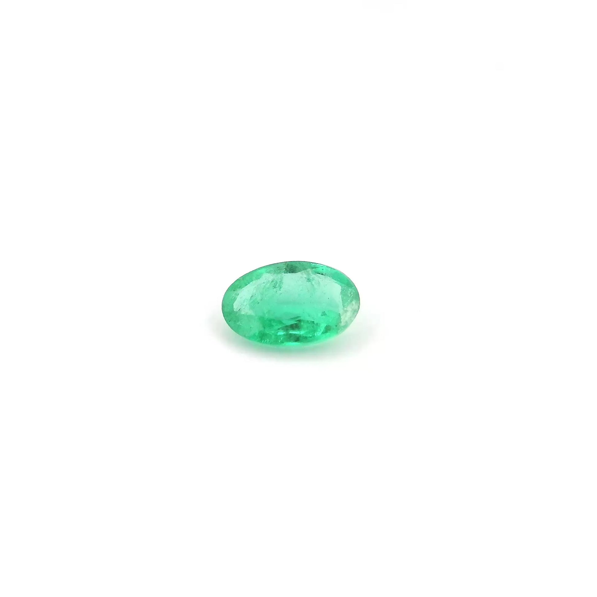 0.33ct Oval Natural Emerald (Colour Green, Clarity Slightly Included, Cut Faceted)