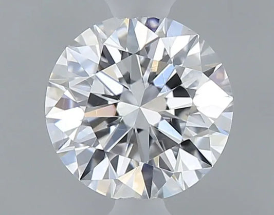 0.33ct Round Natural Diamond (Colour D, Clarity IF, Cut EX, GIA Certified)