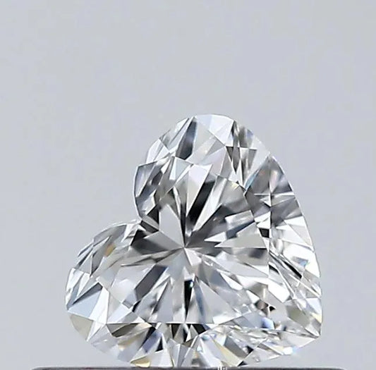 0.34ct Heart Natural Diamond (Colour D, Clarity IF, GIA Certified)