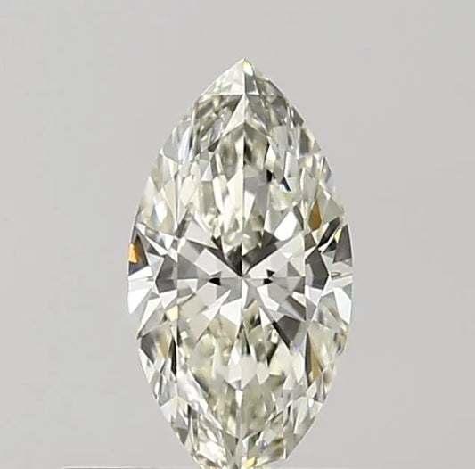 0.34ct Marquise Natural Diamond (Colour K, Clarity IF, GIA Certified)