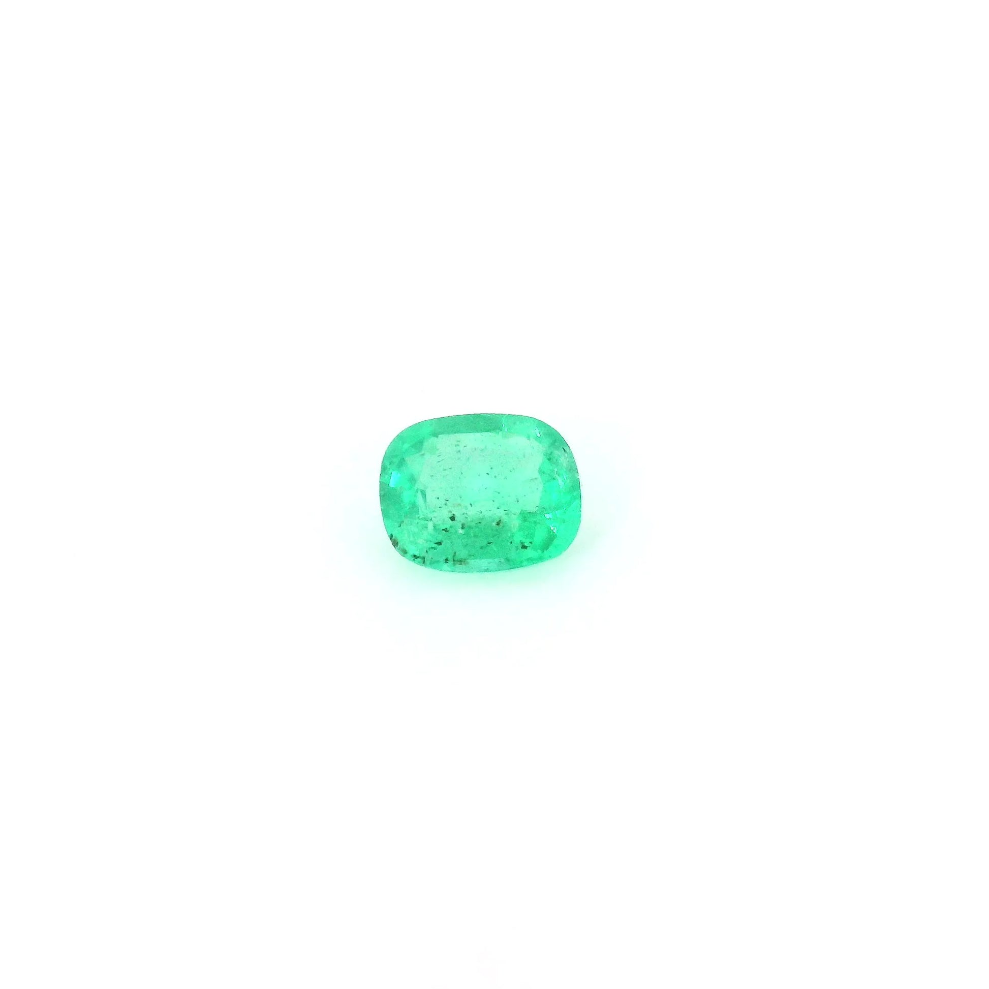 0.35ct Cushion Natural Emerald (Colour Green, Clarity Slightly Included, Cut Faceted)