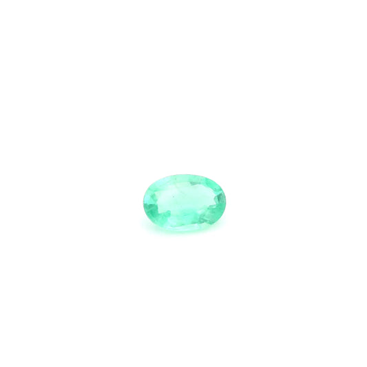 0.35ct Oval Natural Emerald (Colour Green, Clarity Slightly Included, Cut Faceted)