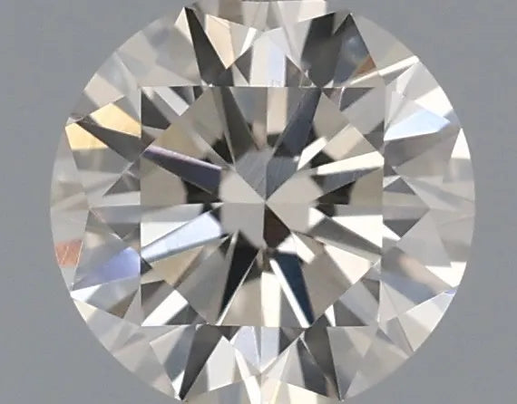 0.35ct Round Natural Diamond (Colour Fancy Light Brown, Clarity VVS1, Cut VG, IGI Certified)