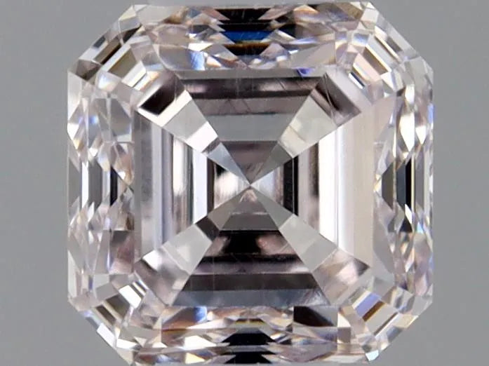 0.35ct Square emerald Natural Diamond (Colour Very Light Pink, Clarity VS2, GIA Certified)