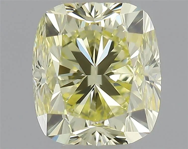 0.36ct Cushion brilliant Natural Diamond (Colour Fancy Yellow, Clarity VS2, GIA Certified)