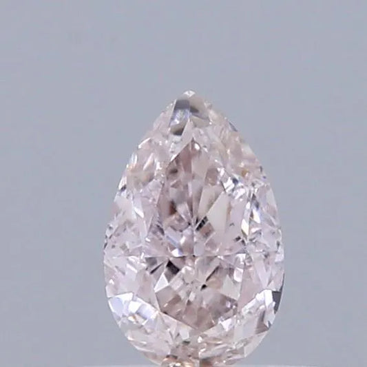 0.36ct Pear Natural Diamond (Colour Light Pink, Clarity VS2, GIA Certified)