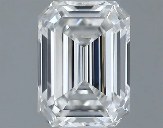 0.37ct Emerald Natural Diamond (Colour D, Clarity VVS1, GIA Certified)