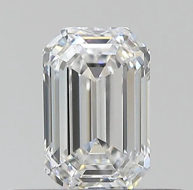 0.37ct Emerald Natural Diamond (Colour F, Clarity FL, GIA Certified)