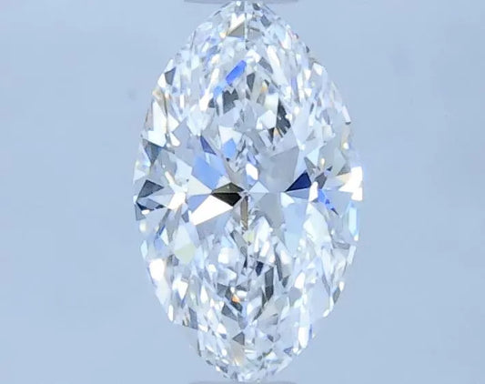 0.37ct Marquise Natural Diamond (Colour D, Clarity VVS1, GIA Certified)