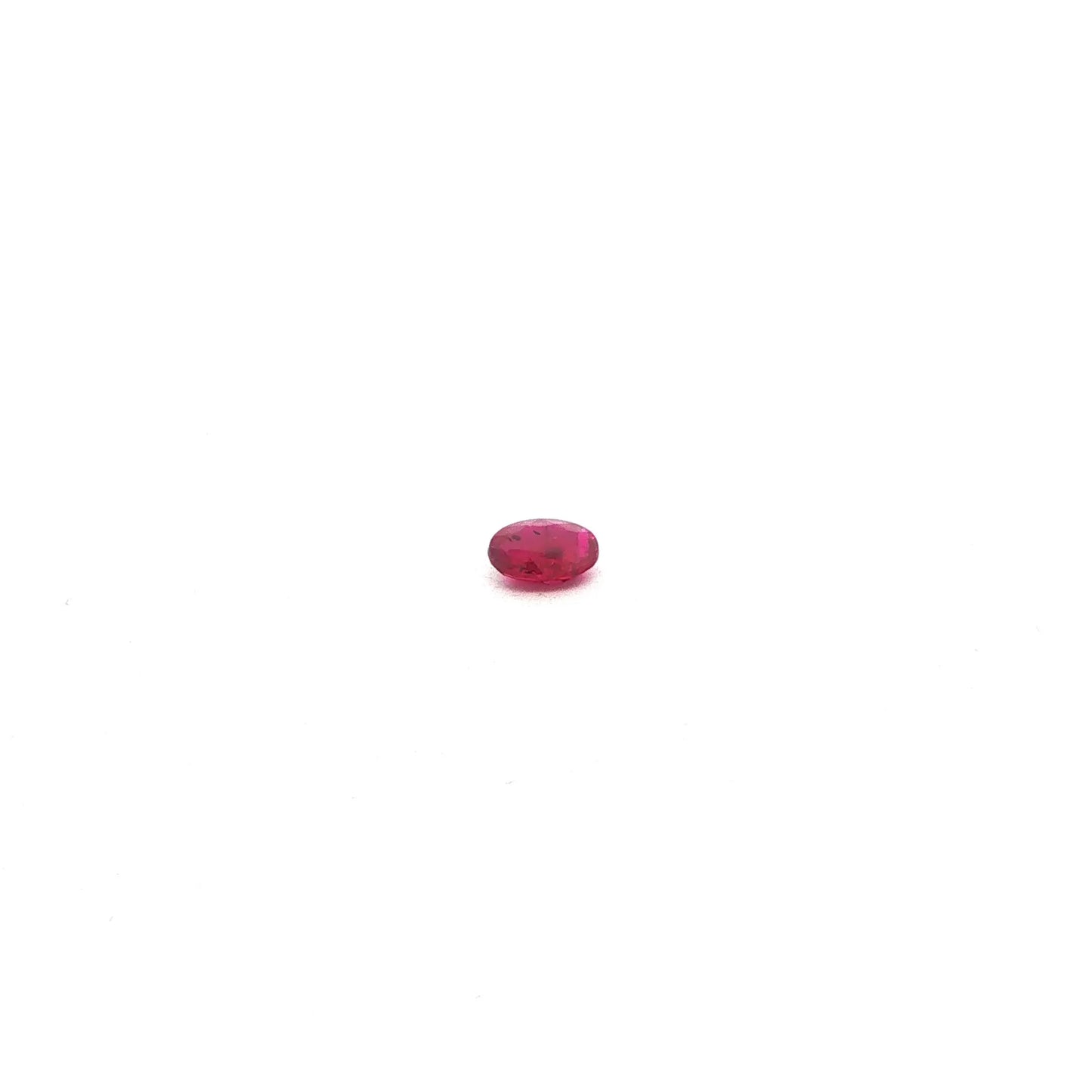 0.38ct Oval Natural Ruby (Colour Red, Clarity Slightly Included, Cut Faceted)