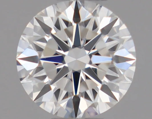 0.38ct Round Natural Diamond (Colour F, Clarity IF, Cut EX, GIA Certified)