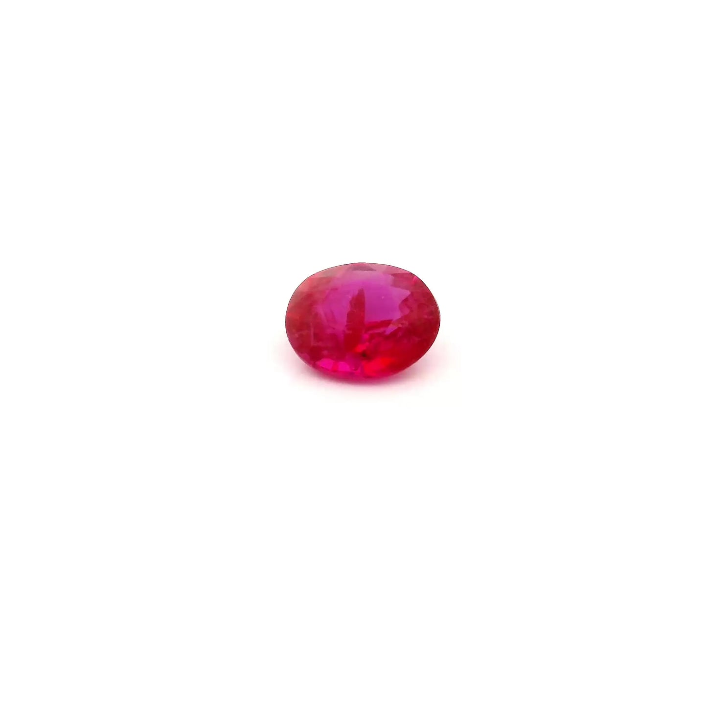 0.39ct Oval Natural Ruby (Colour Red, Clarity Slightly Included, Cut Faceted)