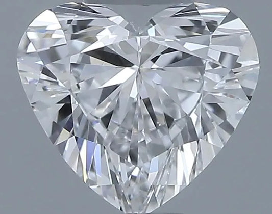 0.40ct Heart Natural Diamond (Colour D, Clarity VVS1, GIA Certified)