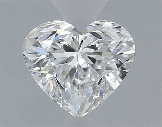 0.40ct Heart Natural Diamond (Colour E, Clarity VS2, GIA Certified)