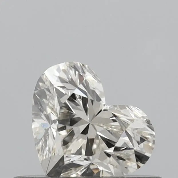 0.40ct Heart Natural Diamond (Colour K, Clarity VS2, Cut VG, IGI Certified)