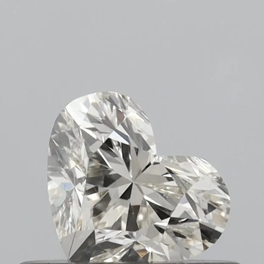 0.40ct Heart Natural Diamond (Colour K, Clarity VS2, Cut VG, IGI Certified)