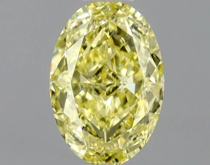 0.40ct Oval Natural Diamond (Colour Faint Yellow, Clarity SI1, GIA Certified)