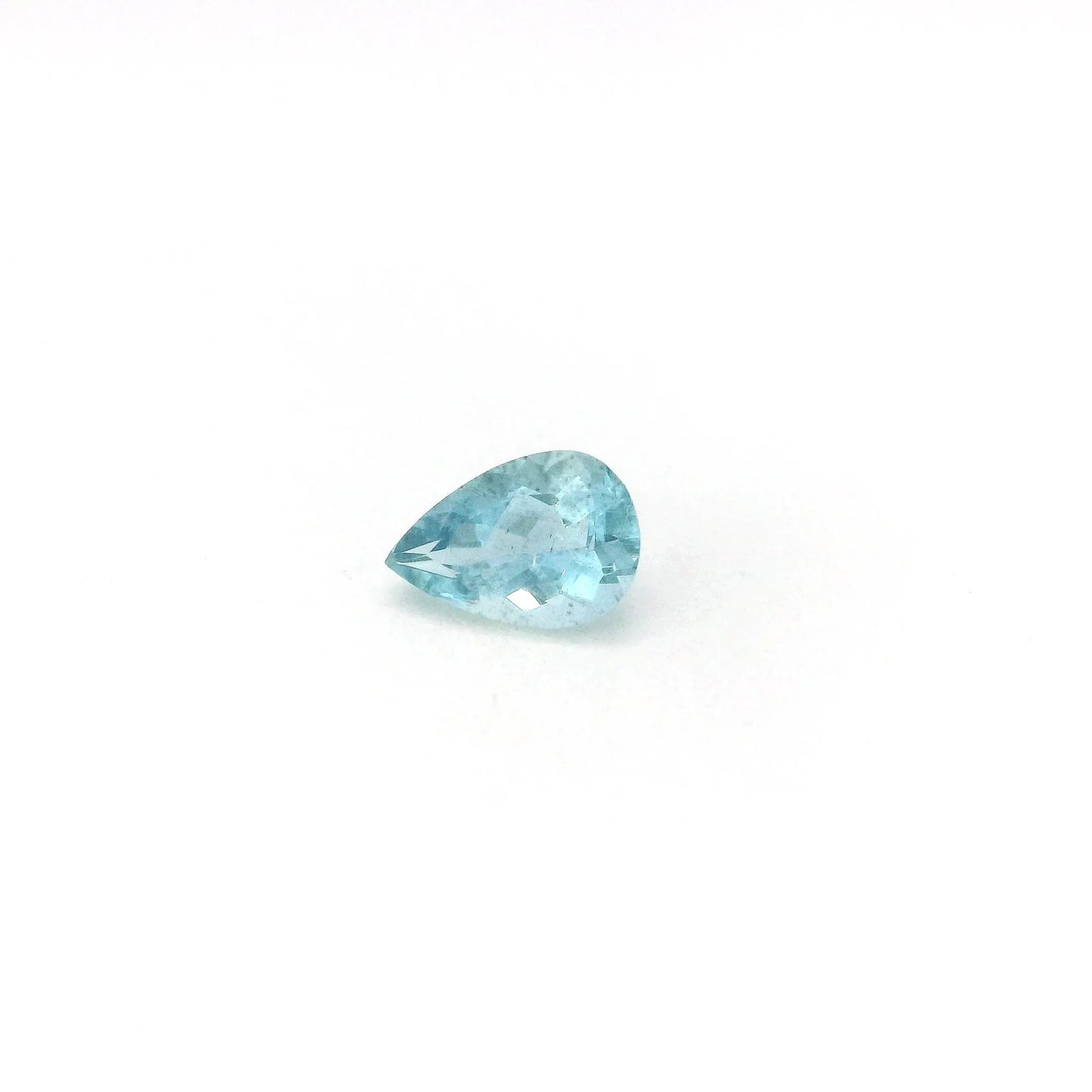 0.40ct Pear Natural Aquamarine (Colour Blue, Clarity Eye Clean, Cut Faceted)
