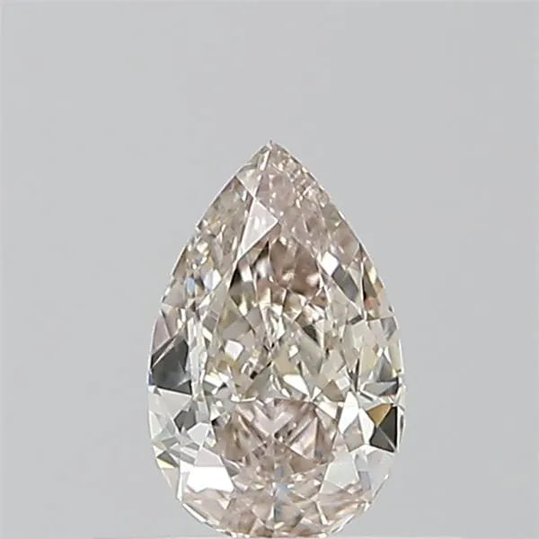 0.40ct Pear Natural Diamond (Colour Fancy Light Pinkish Brown, Clarity VS2, GIA Certified)