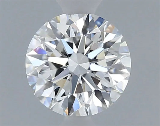 0.40ct Round Natural Diamond (Colour D, Clarity IF, Cut EX, GIA Certified)