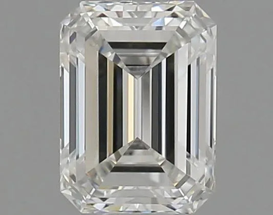 0.41ct Emerald Natural Diamond (Colour F, Clarity VVS1, Cut GD, GIA Certified)