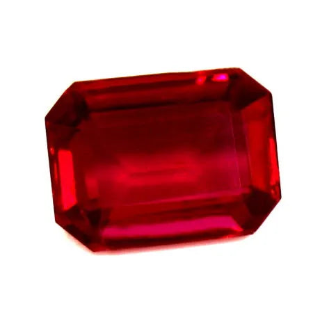 0.41ct Emerald Natural Ruby (Colour Red, Clarity Eye Clean, Cut Faceted)
