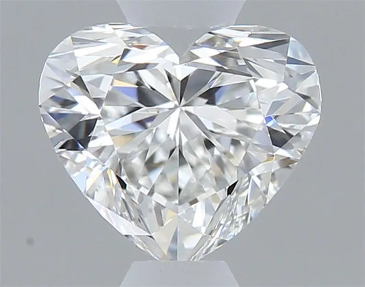 0.41ct Heart Natural Diamond (Colour F, Clarity IF, GIA Certified)