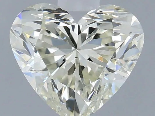 0.41ct Heart Natural Diamond (Colour M, Clarity SI1, GIA Certified)
