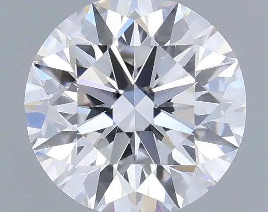 0.41ct Round Natural Diamond (Colour D, Clarity FL, Cut EX, GIA Certified)