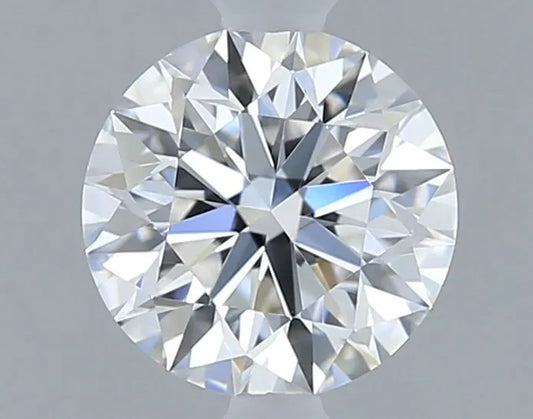 0.41ct Round Natural Diamond (Colour D, Clarity IF, Cut EX, GIA Certified)