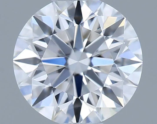 0.41ct Round Natural Diamond (Colour D, Clarity VVS2, Cut EX, GIA Certified)