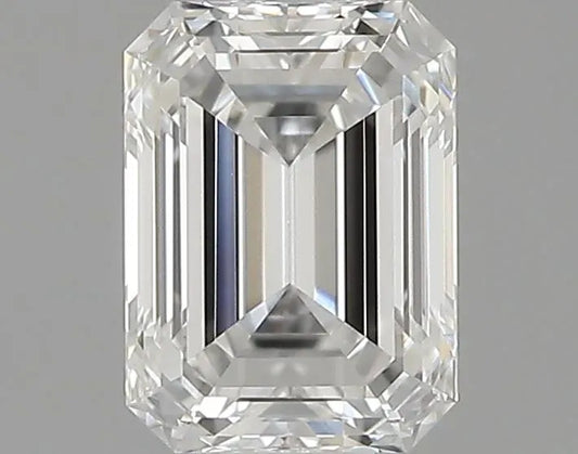 0.42ct Emerald Natural Diamond (Colour F, Clarity VVS2, Cut GD, GIA Certified)