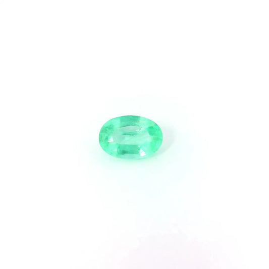 0.42ct Oval Natural Emerald (Colour Green, Clarity Slightly Included, Cut Faceted)