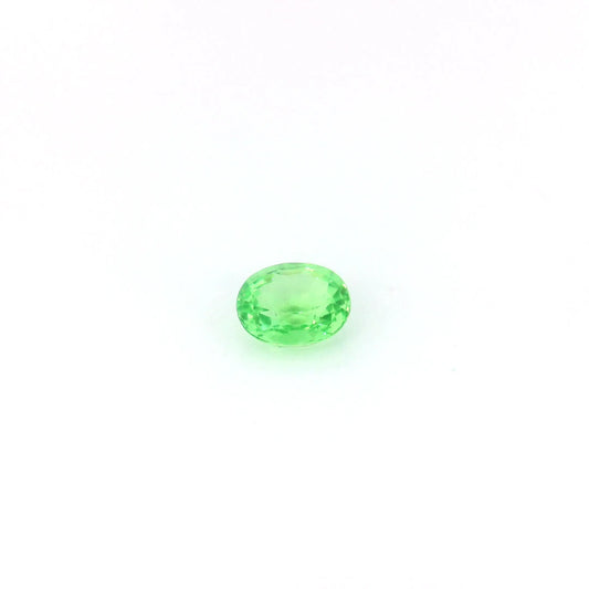 0.42ct Oval Natural Garnet (Colour Green, Clarity Eye Clean, Cut Faceted)