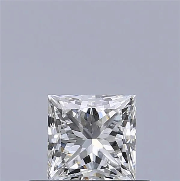 0.42ct Princess Natural Diamond (Colour E, Clarity VVS1, GIA Certified)