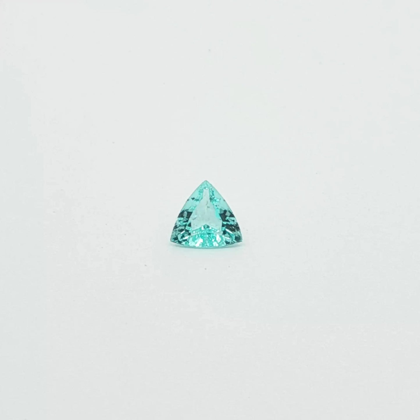 0.42ct Trilliant Natural Tourmaline (Colour Blue, Clarity Eye Clean, Cut Faceted)