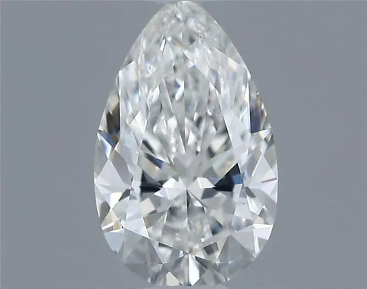 0.43ct Pear Natural Diamond (Colour F, Clarity VS2, GIA Certified)