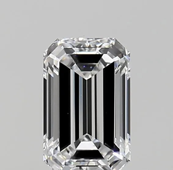 0.45ct Emerald Natural Diamond (Colour D, Clarity FL, GIA Certified)