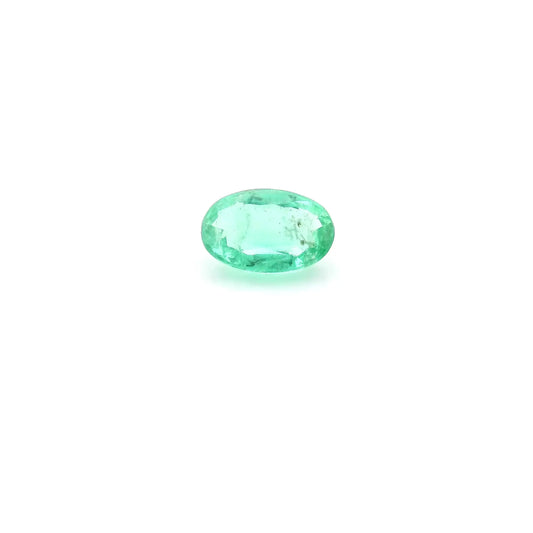 0.45ct Oval Natural Emerald (Colour Green, Clarity Slightly Included, Cut Faceted)