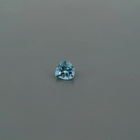 0.45ct Pear Natural Aquamarine (Colour Blue, Clarity Eye Clean, Cut Faceted)