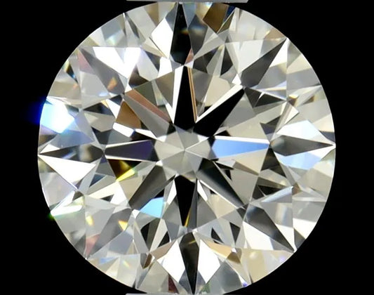 0.46ct Round Natural Diamond (Colour J, Clarity IF, Cut EX, IGI Certified)