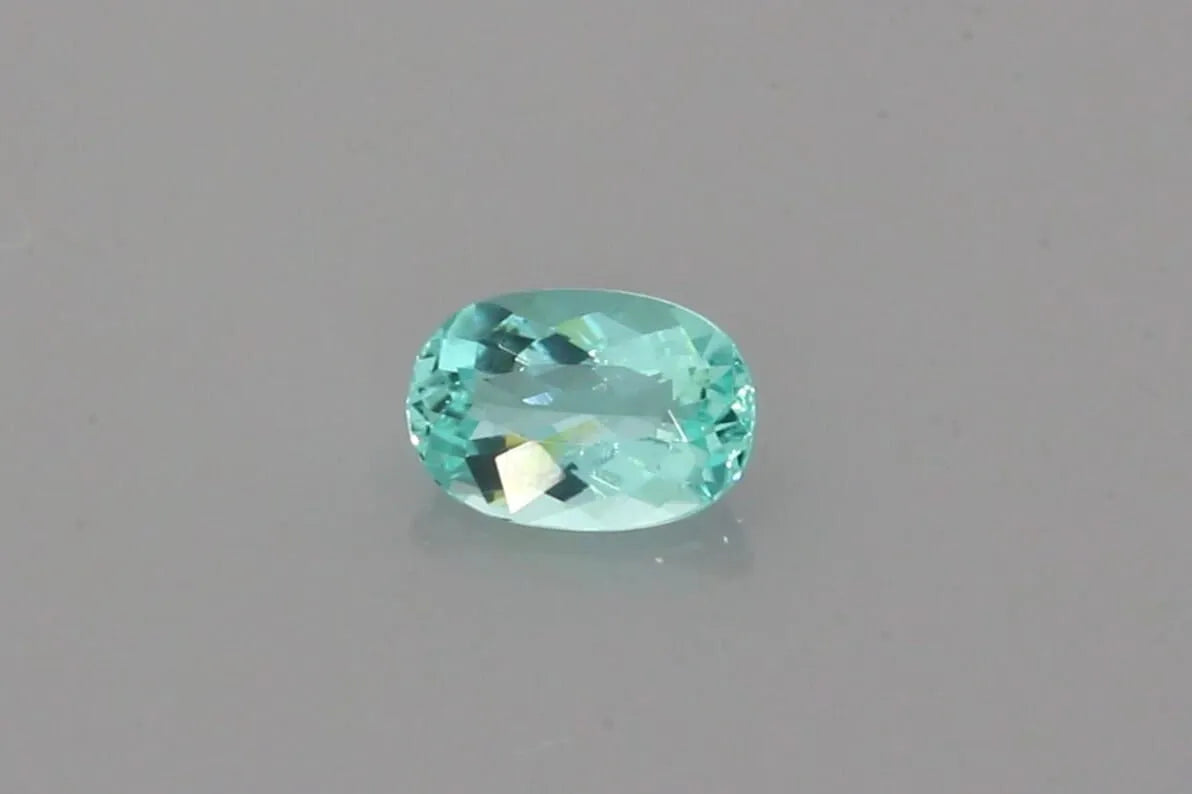 0.47ct Oval Natural Tourmaline (Colour Blue, Clarity Eye Clean, Cut Faceted)