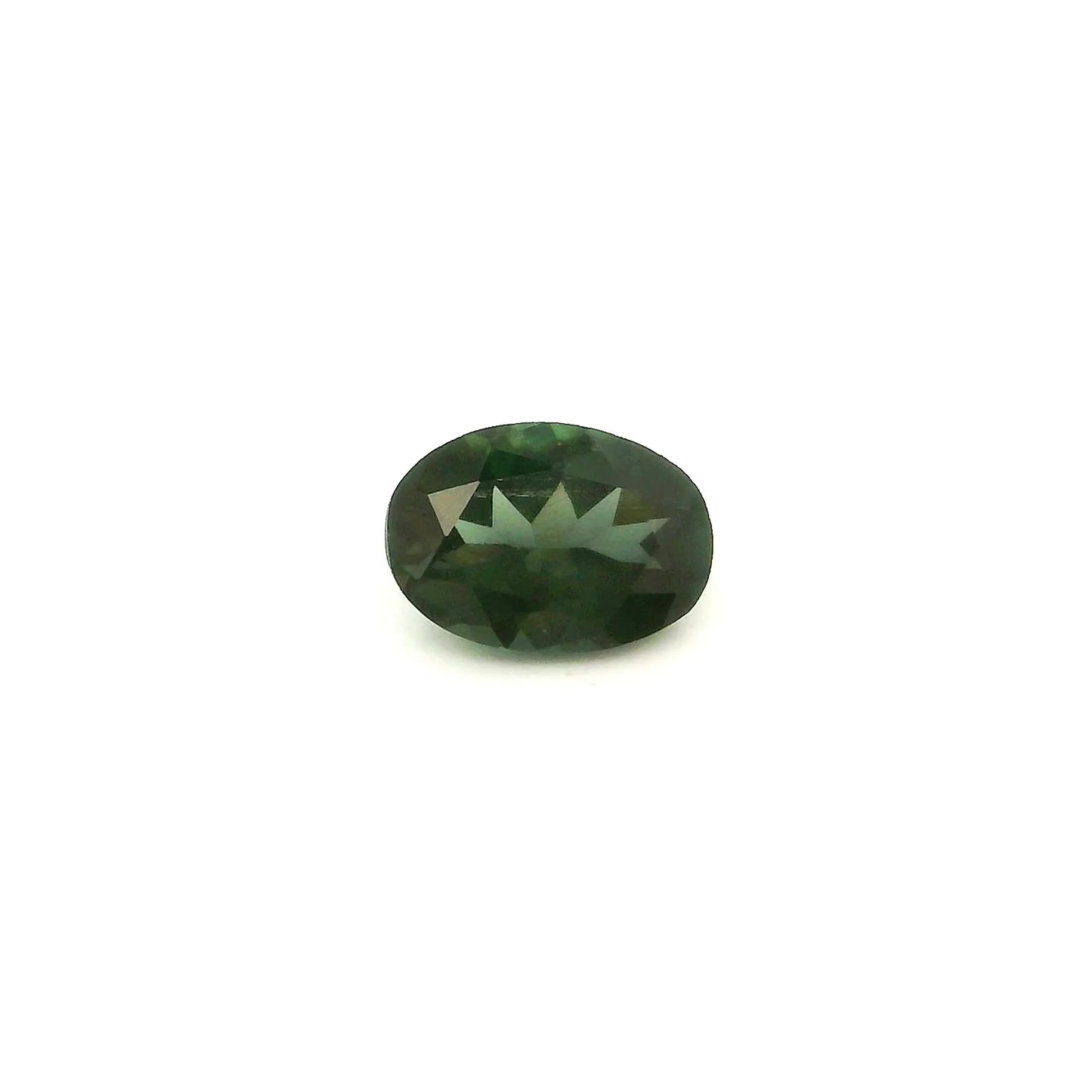 0.47ct Oval Natural Tourmaline (Colour Green, Clarity Slightly Included, Cut Faceted)