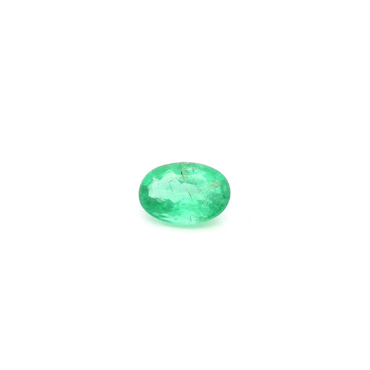 0.48ct Oval Natural Emerald (Colour Green, Clarity Slightly Included, Cut Faceted)