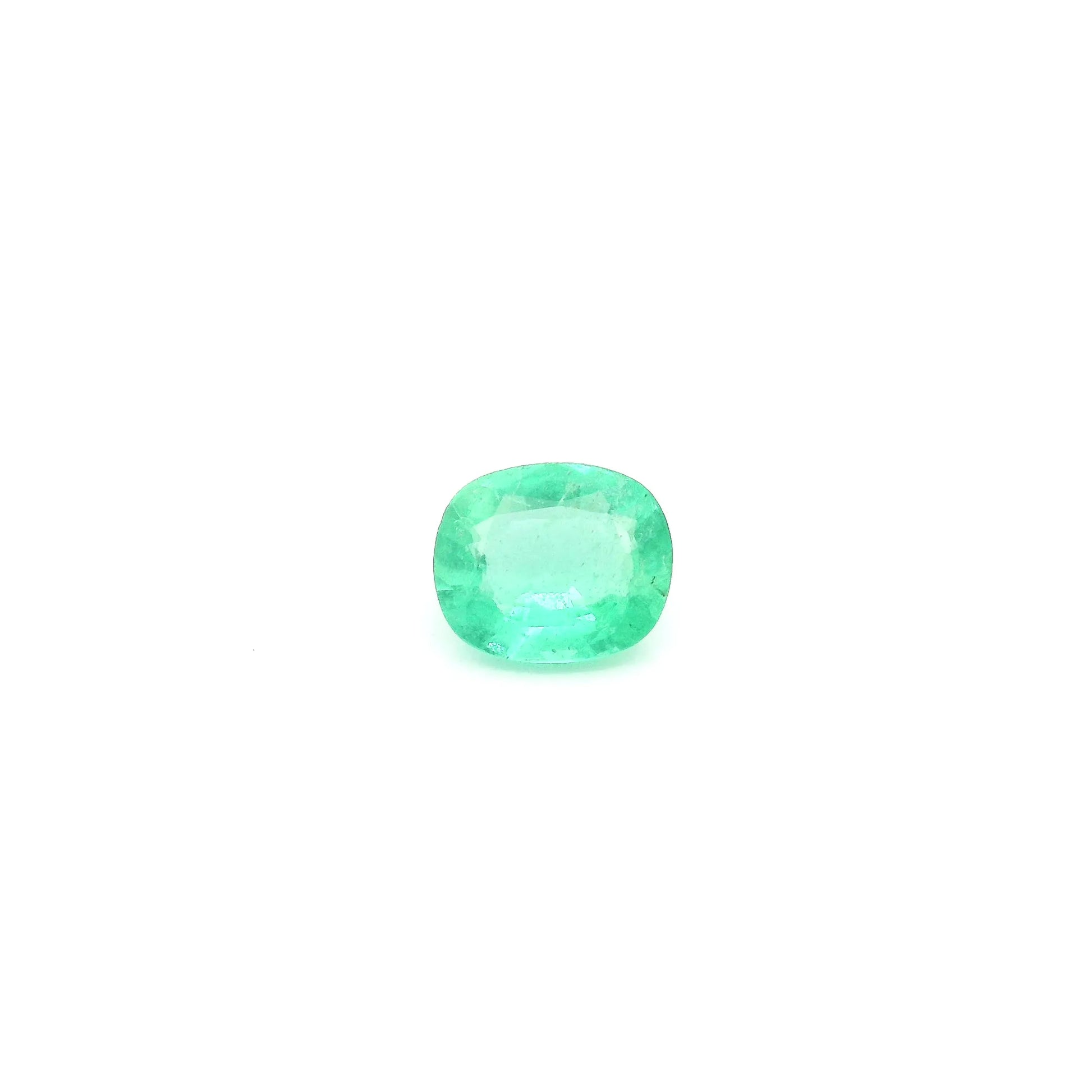 0.49ct Cushion Natural Emerald (Colour Green, Clarity Moderately Included, Cut Faceted)