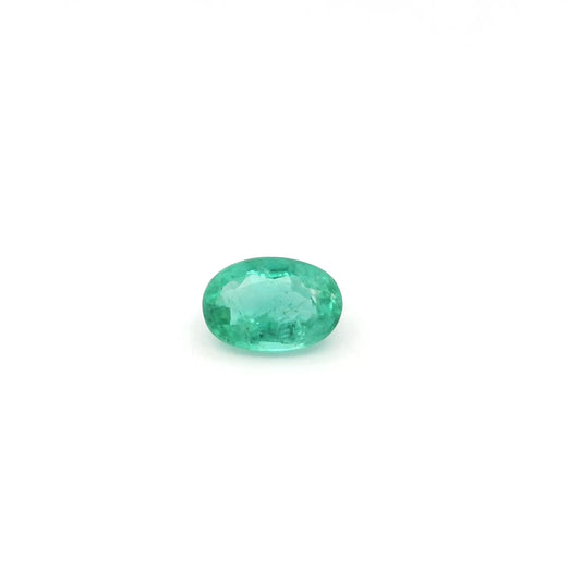0.49ct Oval Natural Emerald (Colour Green, Clarity Slightly Included, Cut Faceted)