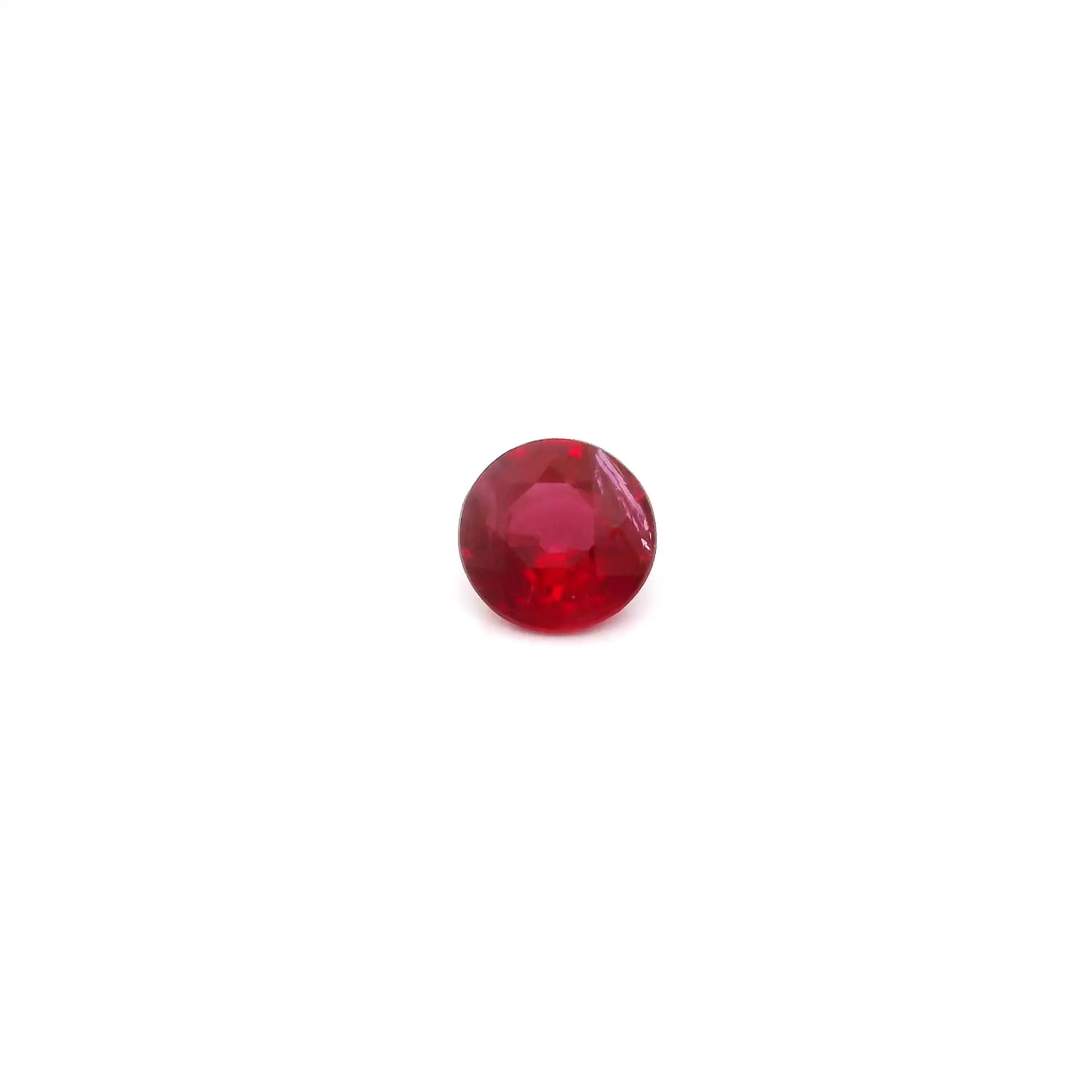 0.49ct Round Natural Ruby (Colour Red, Clarity Slightly Included, Cut Faceted)