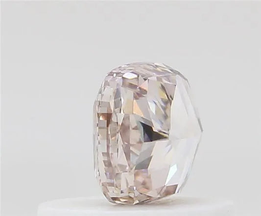 0.50ct Cushion brilliant Natural Diamond (Colour Fancy Light Pinkish Brown, Clarity VVS1, GIA Certified)
