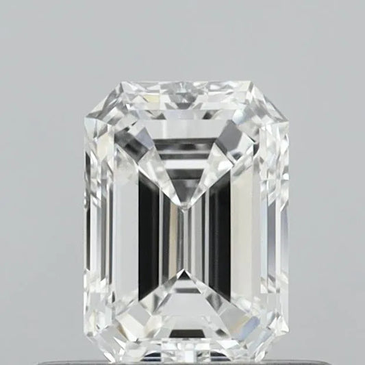 0.50ct Emerald Natural Diamond (Colour F, Clarity VVS1, Cut VG, IGI Certified)