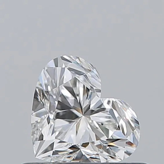 0.50ct Heart Natural Diamond (Colour F, Clarity VS1, GIA Certified)
